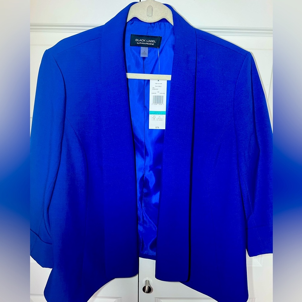 Royal Blue Blazier size 16 NWT - Picture 1 of 3